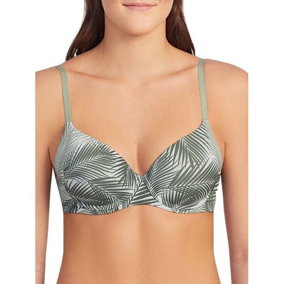 NWT Kindly Yours Sustainable Full Coverage Palm T-Shirt Bra Women’s Size 40D - Picture 1 of 5